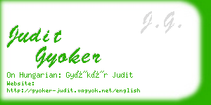 judit gyoker business card